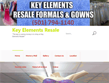 Tablet Screenshot of keyelementsresale.com